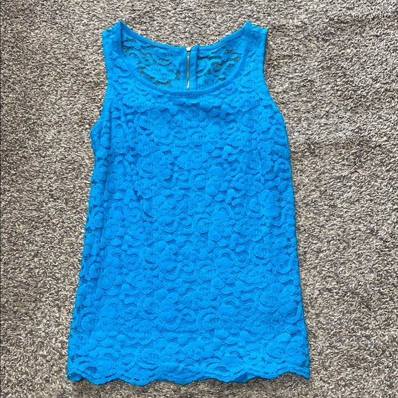 Blue Lace Tank by NY & Co - Picture 1 of 4